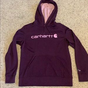 Kids M(8-10) Purple Carhartt Sweatshirt
